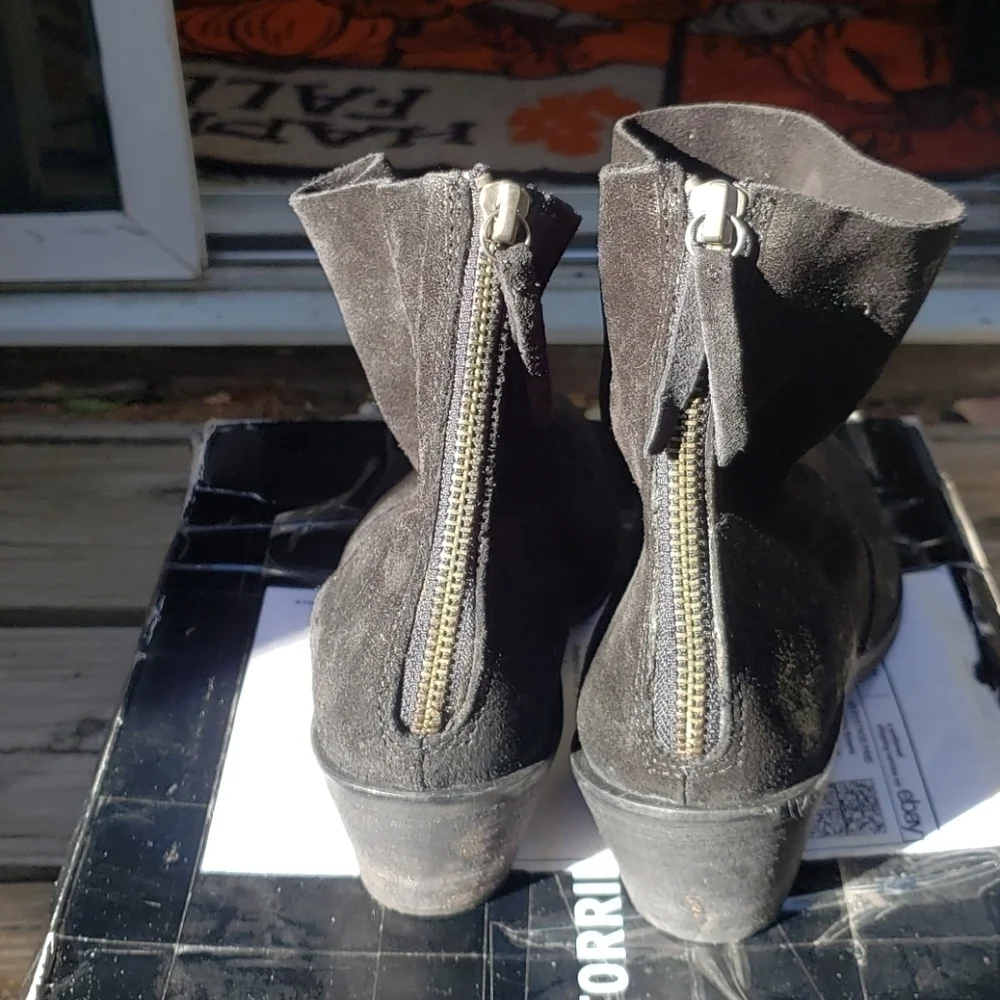 Rebels Molly Western-Style Suede Bootie 6 NEW